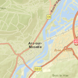 Ars-sur-Moselle Street Map