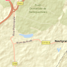 Neufgrange Street Map