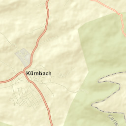 Kürnbach Street Map
