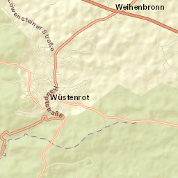 Wüstenrot Street Map
