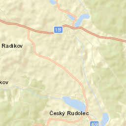 Český Rudolec Street Map