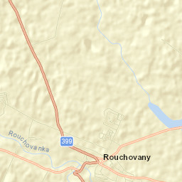 Rouchovany Street Map