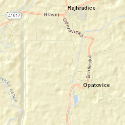 Rajhradice Street Map