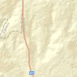 Ždánice Street Map