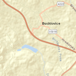 Buchlovice Street Map