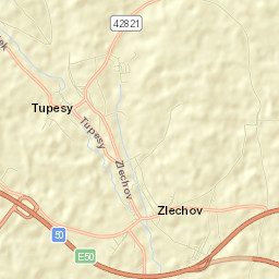 Tupesy Street Map