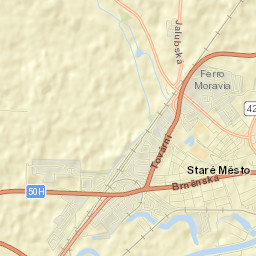 Staré Město Street Map