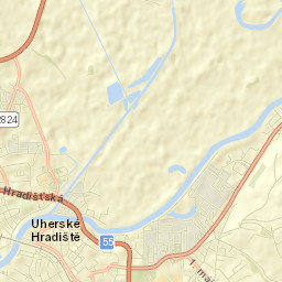 Uherské Hradiště Street Map
