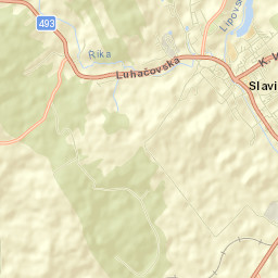 Slavičín Street Map