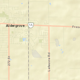 Aldergrove Street Map