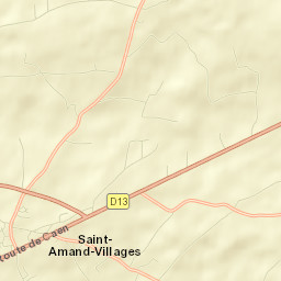 Saint-Amand Street Map
