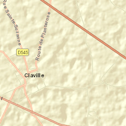 Claville Street Map