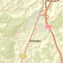 Gravigny Street Map