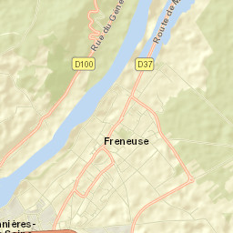 Freneuse Street Map