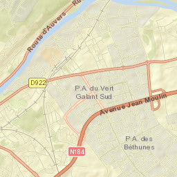 Saint-Ouen-l’Aumône Street Map