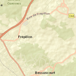 Frépillon Street Map