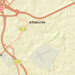 Attainville Street Map