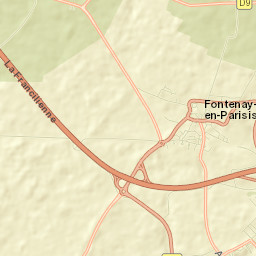 Fontenay-en-Parisis Street Map