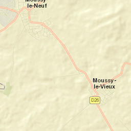 Moussy-le-Neuf Street Map