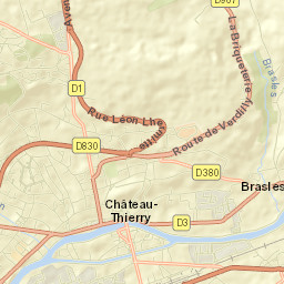 Château-Thierry Street Map