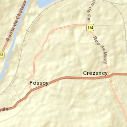 Crézancy Street Map