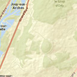 Jouy-aux-Arches Street Map