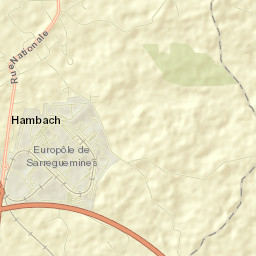 Hambach Street Map