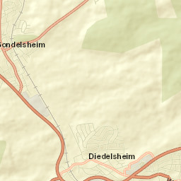 Gondelsheim Street Map