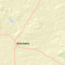 Alesheim Street Map