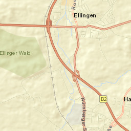 Ellingen Street Map