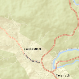 Teisnach Street Map