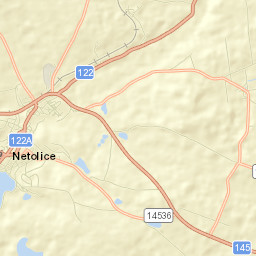 Netolice Street Map