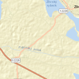 Zliv Street Map