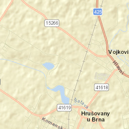 Vojkovice Street Map