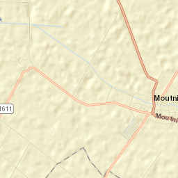 Moutnice Street Map