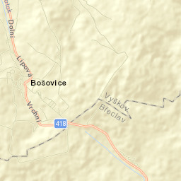 Bošovice Street Map