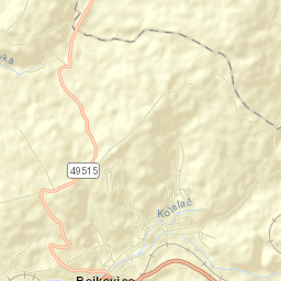 Bojkovice Street Map