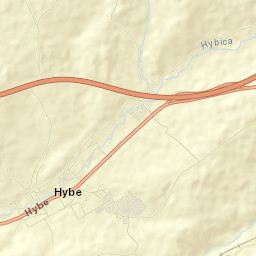 Hybe Street Map