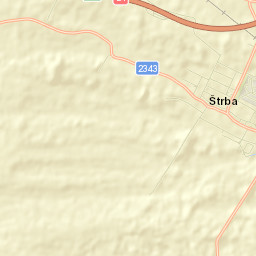 Štrba Street Map