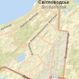 Svitlovods’k Street Map