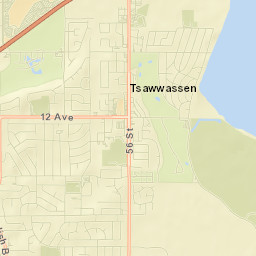 Tsawwassen Street Map