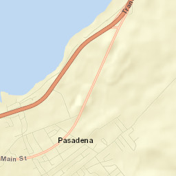 Pasadena Street Map