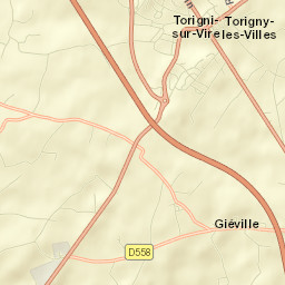 Torigni-sur-Vire Street Map