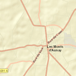 Aunay-sur-Odon Street Map