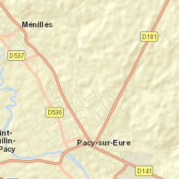 Pacy-sur-Eure Street Map