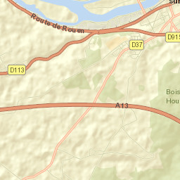 Bonnières-sur-Seine Street Map