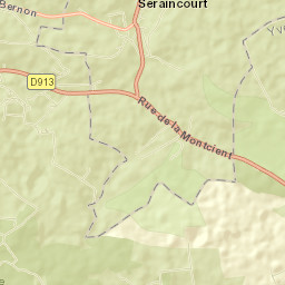 Seraincourt Street Map