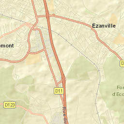 Ézanville Street Map