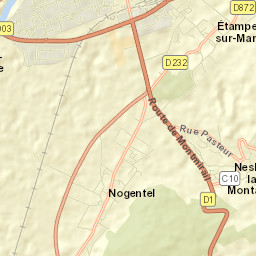Étampes-sur-Marne Street Map