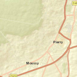 Pierry Street Map